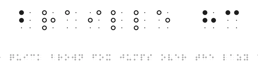 Braille HC by Roberto Mocci — Display Font