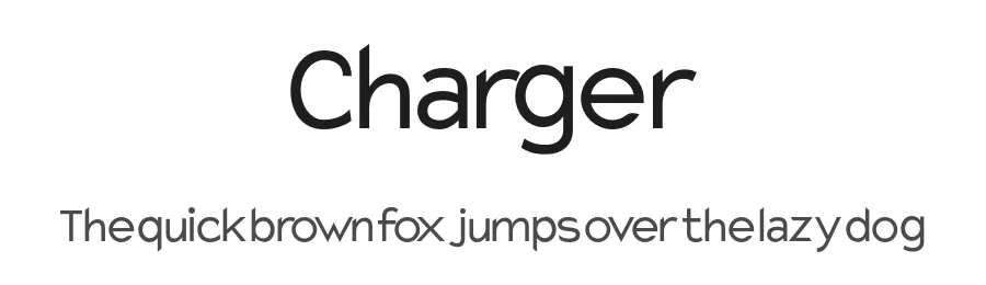 Charger by Jasper — Sans Serif Font