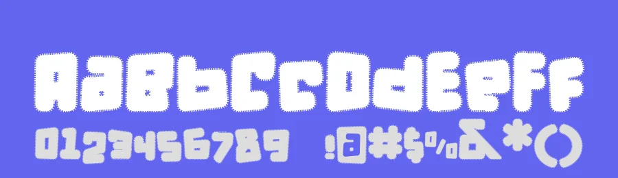 de puntillas [f] tiptoes squid Bd by deFharo — Display Font — thumbnail 3