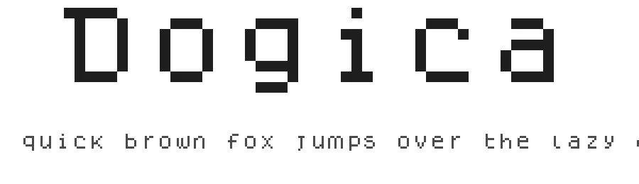 Dogica by Roberto Mocci — Display Font