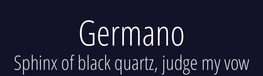 Germano — Sans Serif Font — thumbnail 2