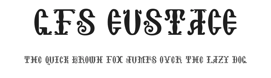 GFS Eustace by George Matthiopoulos — Display Font