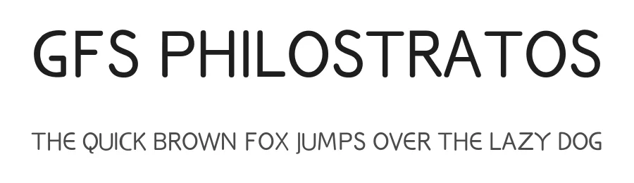 GFS Philostratos by George D. Matthiopoulos — Sans Serif Font
