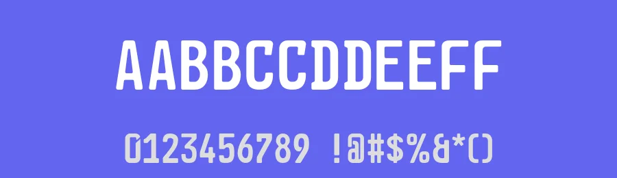 GL-Nummernschild-Eng — Sans Serif Font — thumbnail 3