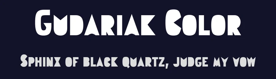 Gudariak Color by Fernando Haro — Display Font — thumbnail 2