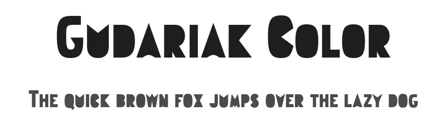 Gudariak Color by Fernando Haro — Display Font