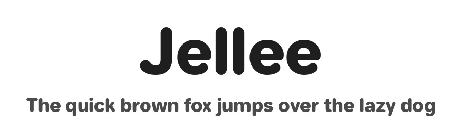 Jellee by Alfredo Marco Pradil — Sans Serif Font