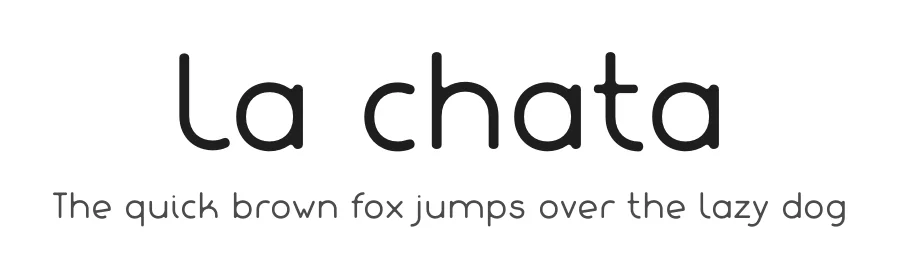 La chata by Fernando Haro — Sans Serif Font