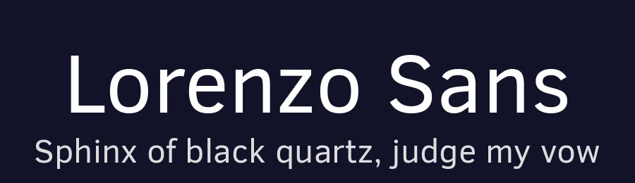 Lorenzo Sans — Sans Serif Font — thumbnail 2