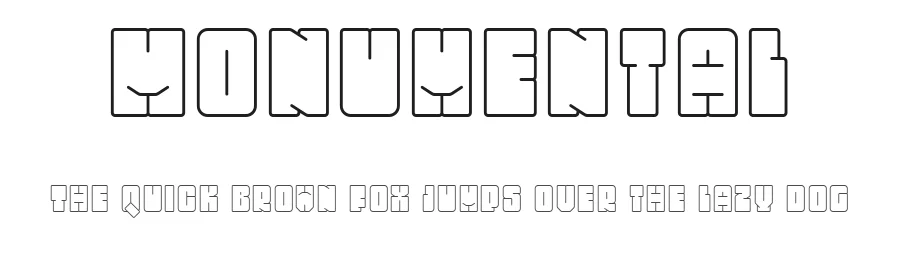 Monumental by Frank Baranowski — Display Font