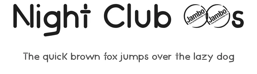Night Club 70s by Jambo! — Display Font