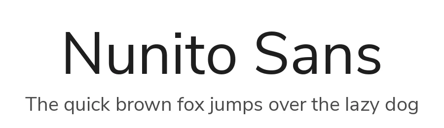 Nunito Sans by Vernon Adams β Display Font