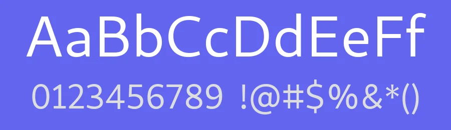 Petra Sans by Font by Dave Crossland, Nikolaus Waxweiler, Jacques Le Bailly, Eben Sorkin, Alexei Vanyashin / Main changes by Cristiano — Sans Serif Font — thumbnail 3