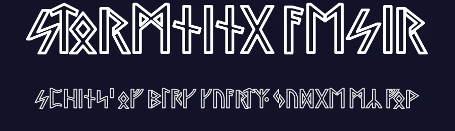 Stormning Aesir by Robert Jablonski, Mew Too — Sans Serif Font — thumbnail 2