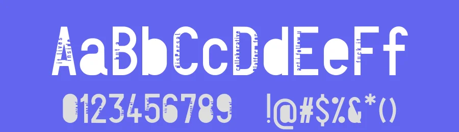 SymLogiDINs by Walter van Rijn — Sans Serif Font — thumbnail 3