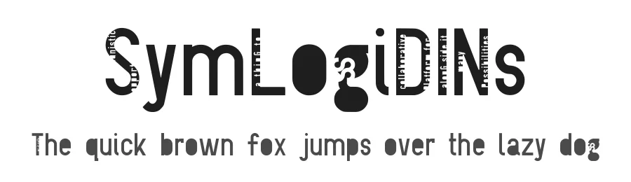 SymLogiDINs by Walter van Rijn — Sans Serif Font