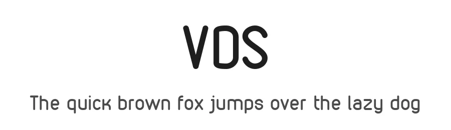 VDS by artmaker — Sans Serif Font