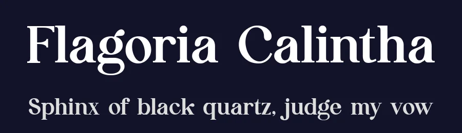 Flagoria Calintha by UI Creative — Serif Font — thumbnail 2