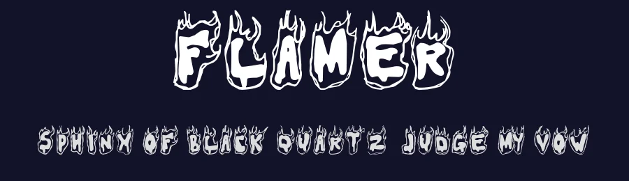 Flamer by Spork Thug Typography — Decorative Font — thumbnail 2