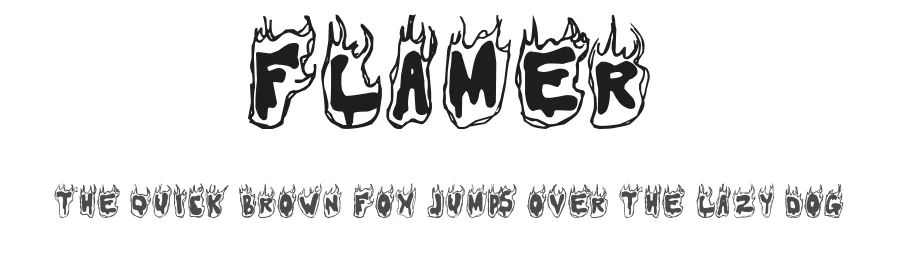 Flamer by Spork Thug Typography โ Decorative Font