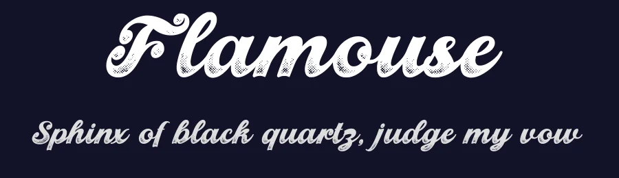 Flamouse by ilhamtaro — Script Handwritten Font — thumbnail 2