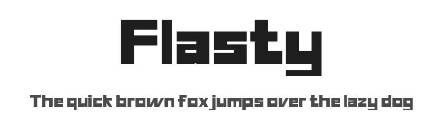 Flasty by twinletter β Display Font