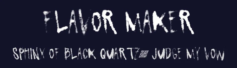 Flavor Maker by Xerographer Fonts — Script Handwritten Font — thumbnail 2