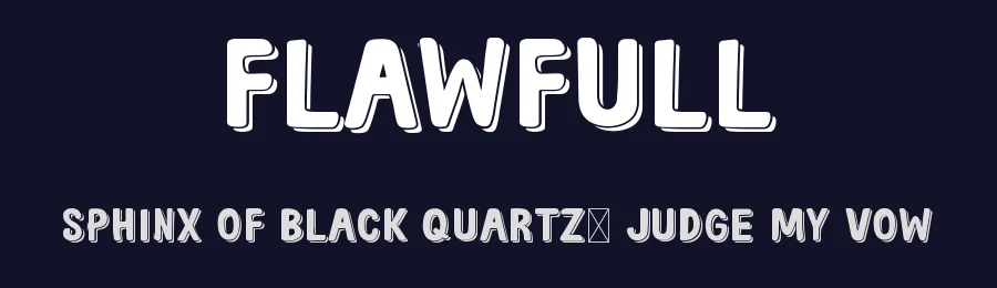 Flawfull by Folv — Decorative Font — thumbnail 2
