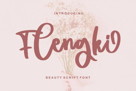 Flengki Font by Vunira — Script Handwritten Font