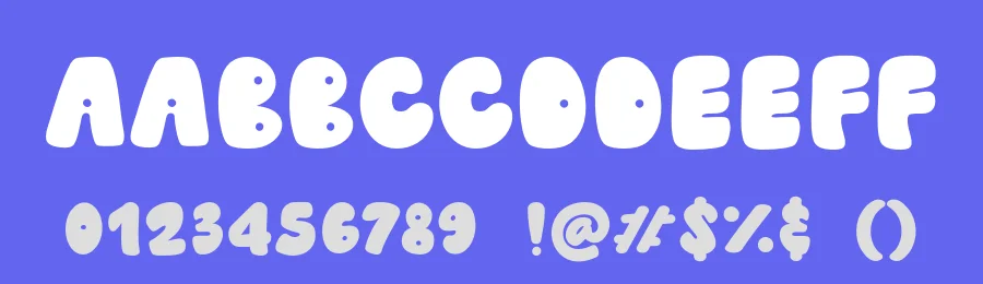 Fleshy Chubby by MJType — Decorative Font — thumbnail 3