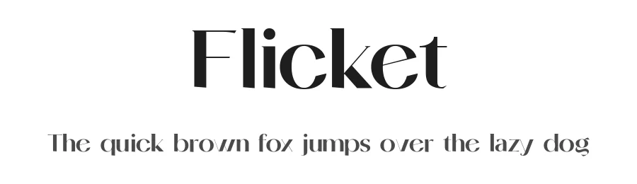 Flicket by Ibra Creative Studio — Sans Serif Font