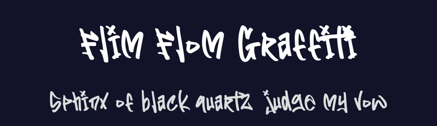 Flim Flom Graffiti by Maulana Creative — Script Handwritten Font — thumbnail 2