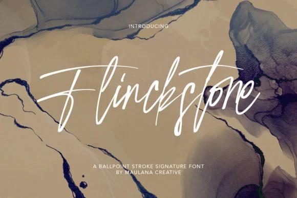 Flinckstone Font by Maulana Creative — Script Handwritten Font