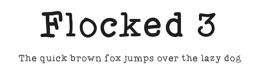 Flocked 3