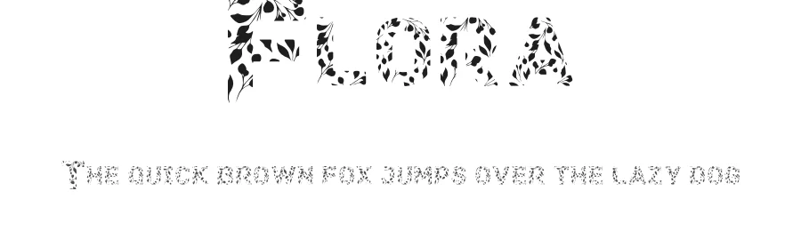 Flora by Arendx Studio — Decorative Font