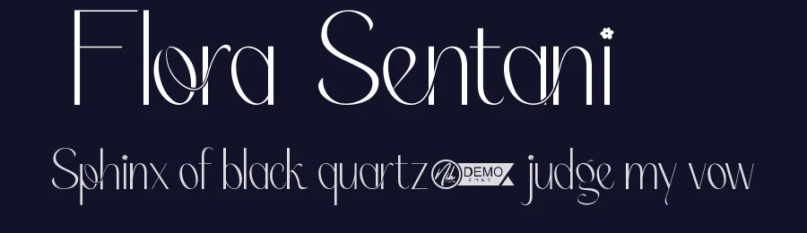 Flora Sentani by NihStudio — Decorative Font — thumbnail 2