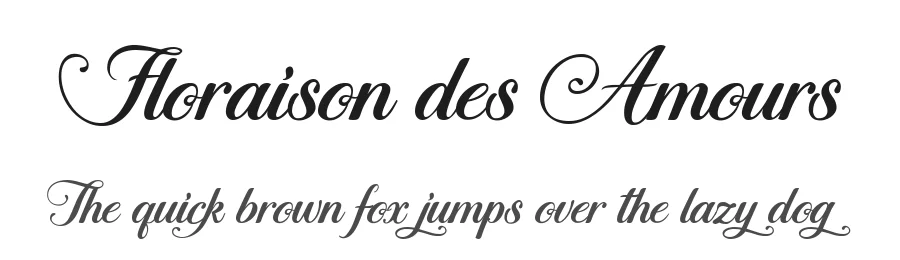 Floraison des Amours