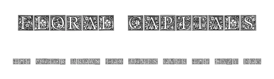Floral Capitals