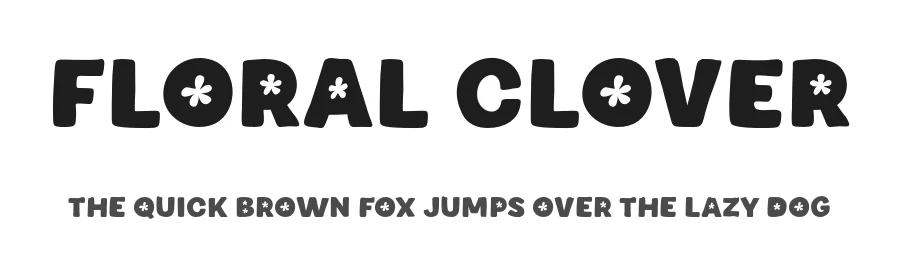 Floral Clover by MJType — Decorative Font