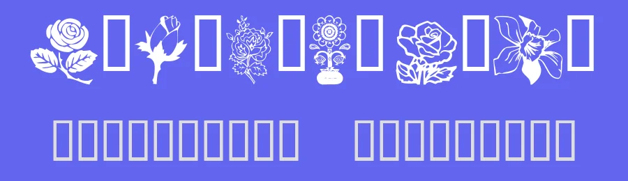 Floral Design by Moonlight Designs — Dingbats Font — thumbnail 3