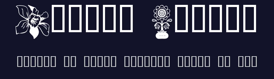 Floral Design by Moonlight Designs — Dingbats Font — thumbnail 2