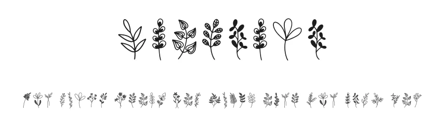 Floralia by Letterayu — Dingbats Font