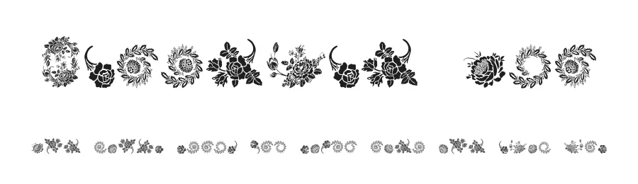 Floreale Two by Intellecta Design — Dingbats Font