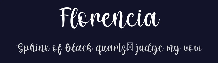 Florencia by Sugi Harto — Script Handwritten Font — thumbnail 2