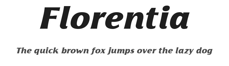 Florentia by Zetafonts — Sans Serif Font