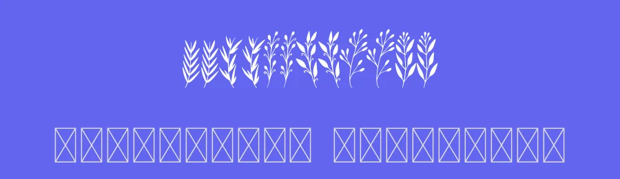 Floresta by Muhammad Yafinuha — Dingbats Font — thumbnail 3