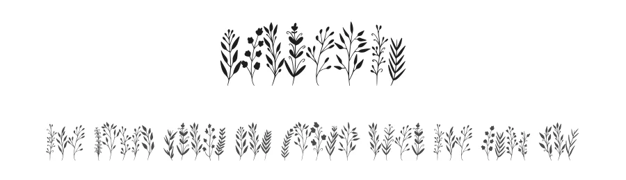 Floresta by Muhammad Yafinuha — Dingbats Font