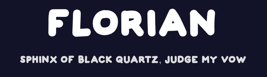 Florian by Fanastudio — Decorative Font — thumbnail 2