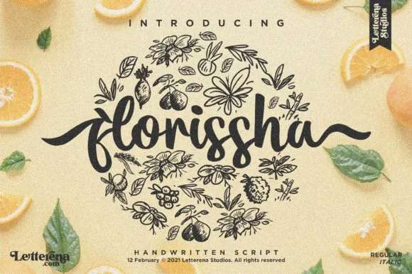 Florissha Font by Letterena Studios — Script Handwritten Font