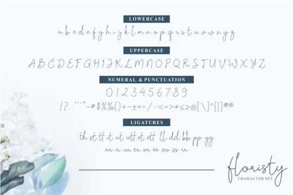 Floristy Font by MarioDsgn — Script Handwritten Font — thumbnail 6